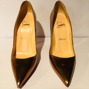 AUTHENTIC Christian Louboutin Metallic So Kate